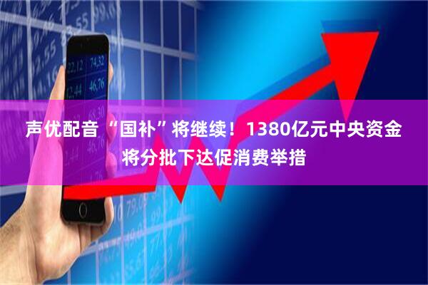 声优配音 “国补”将继续！1380亿元中央资金将分批下达促消费举措