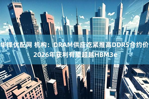 华锋优配网 机构:DRAM供应吃紧推高DDR5合约价 2026年获利有望超越HBM3e